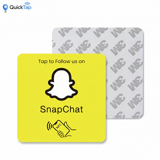Carte NFC Réseaux Sociaux - Snapchat
