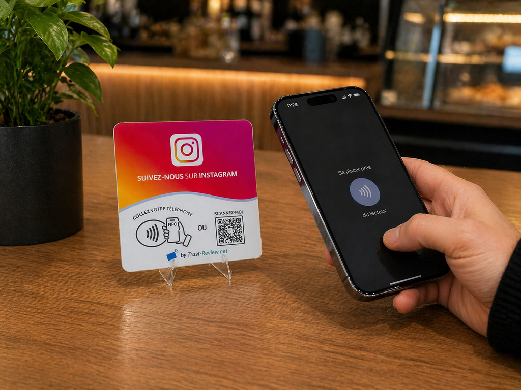 Carte NFC Instagram FR