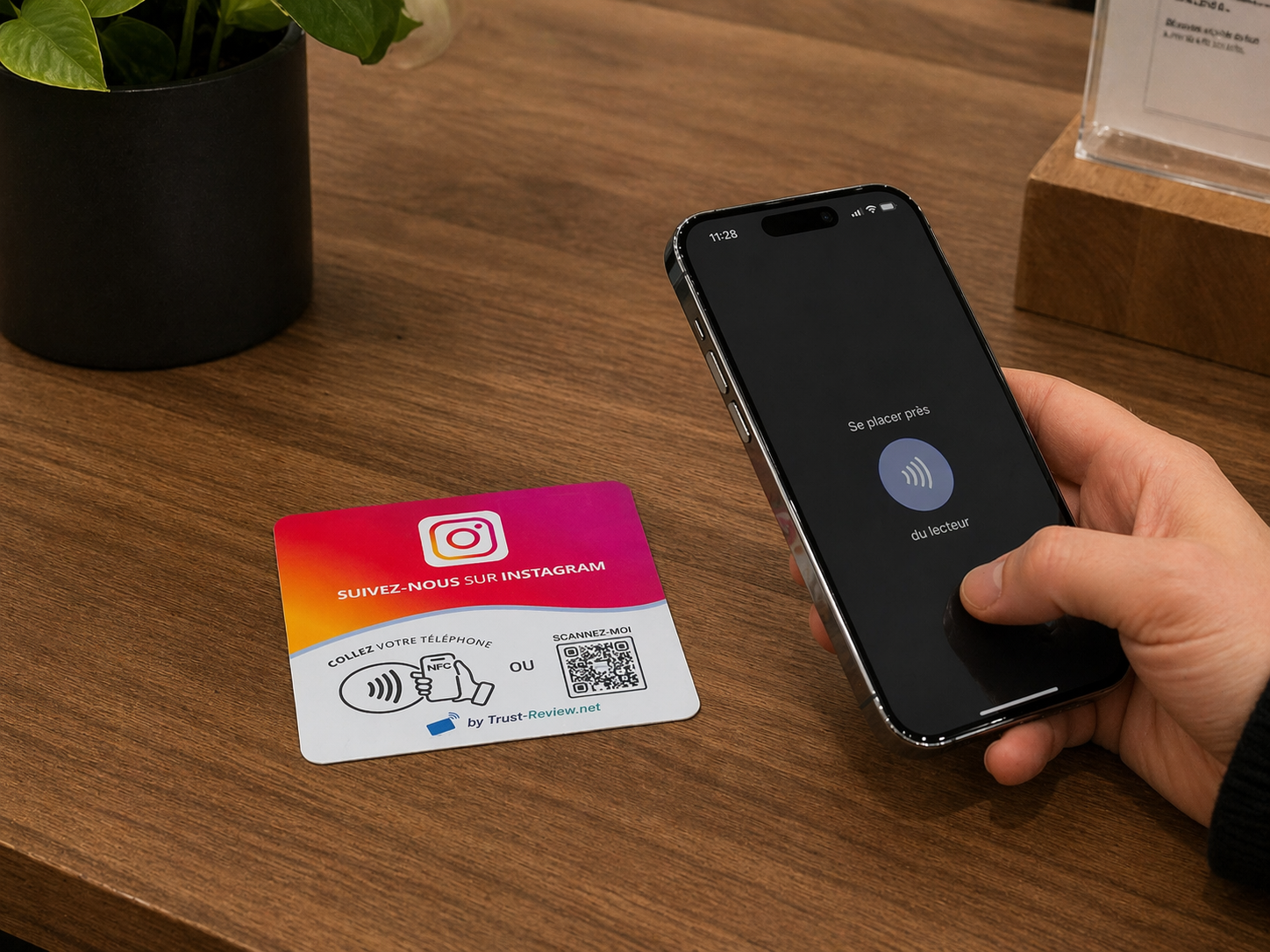 Carte NFC Instagram FR