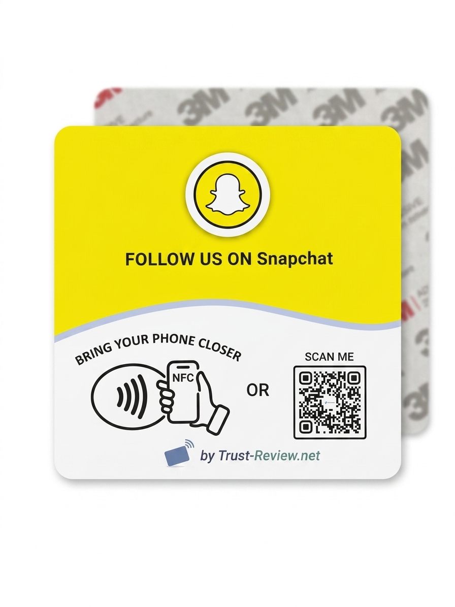 Carte NFC Snapchat EN