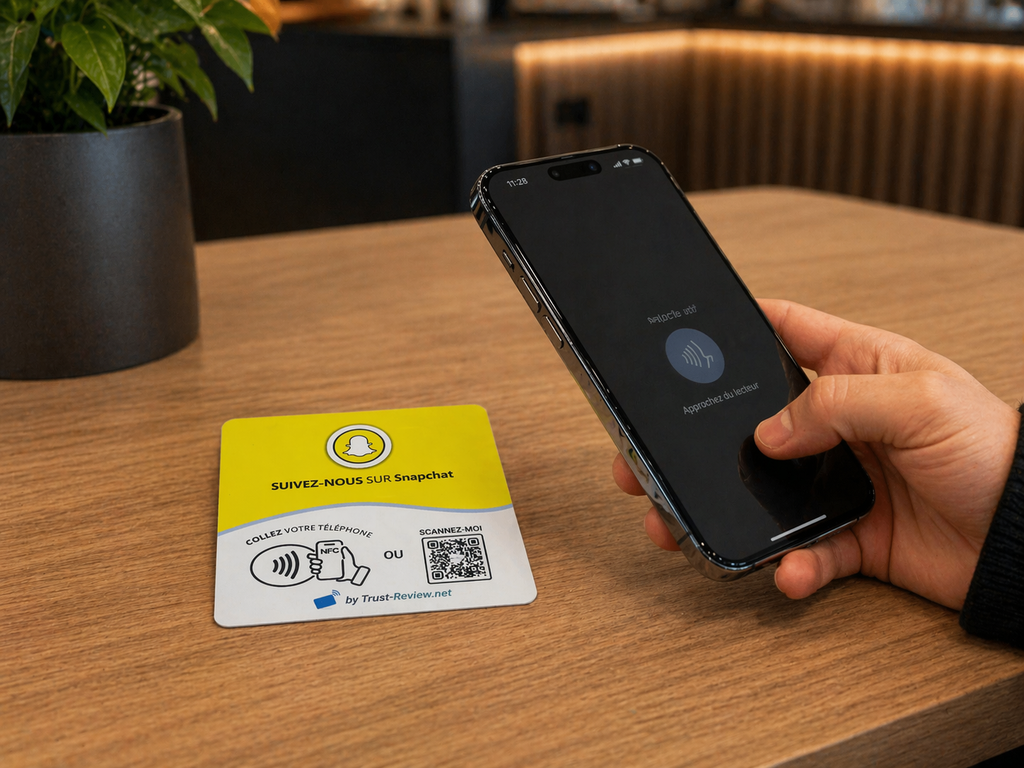 Carte NFC Snapchat FR