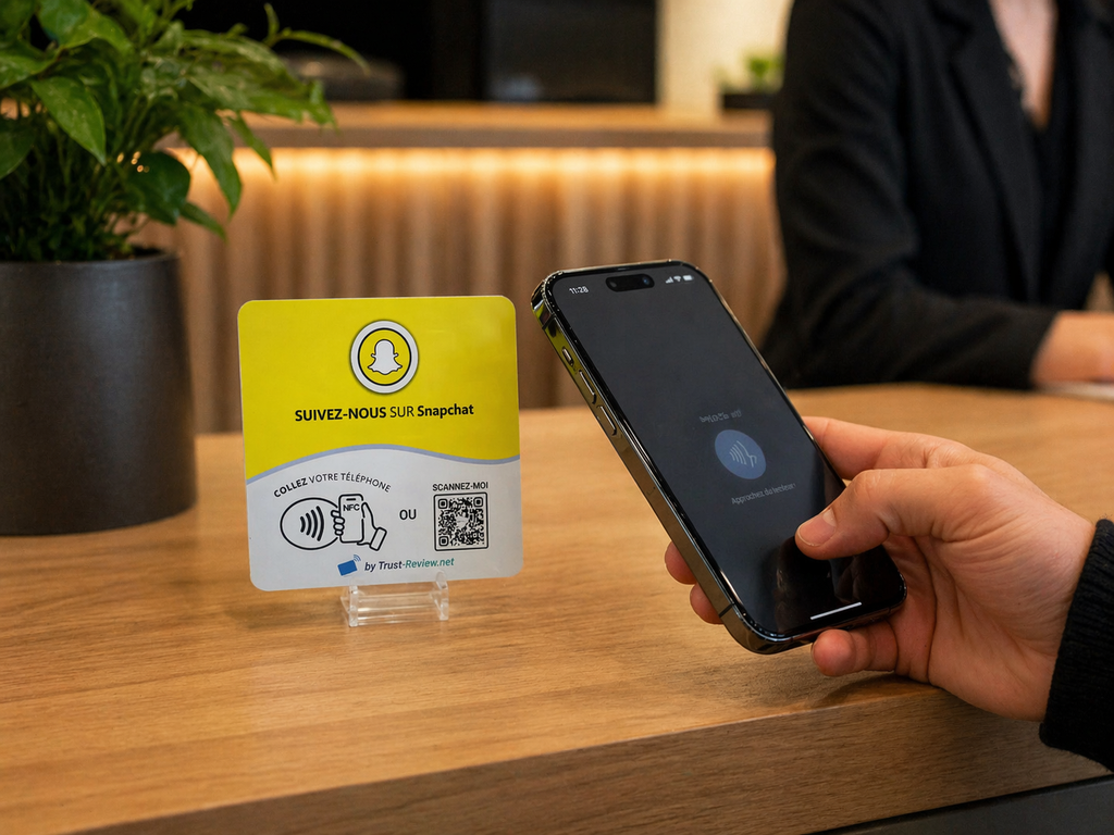 Carte NFC Snapchat FR