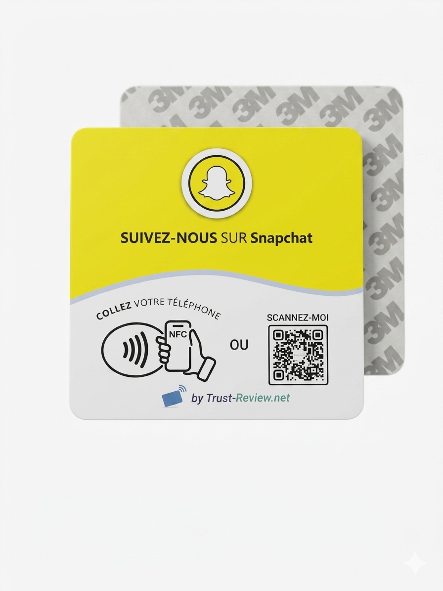 Carte NFC Snapchat FR
