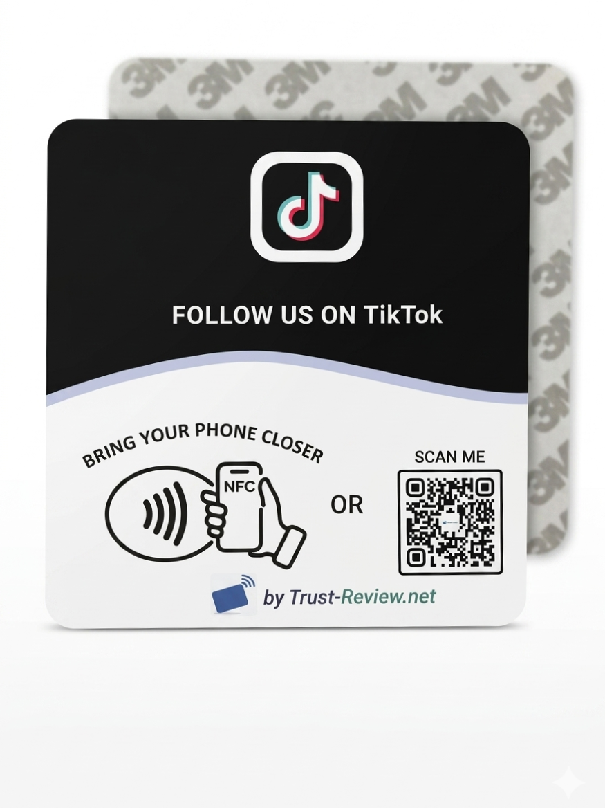 Carte NFC Tiktok EN