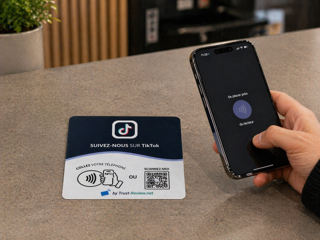 Carte NFC TikTok FR