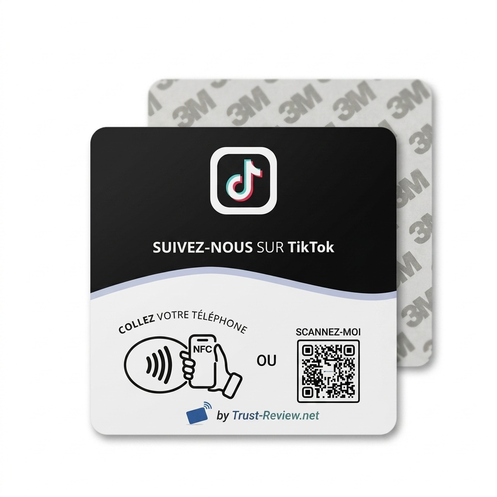 Carte NFC TikTok FR